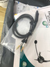 北恩FOR600头戴式话务员电话耳机呼叫中心客服专用电脑耳麦。 单耳 电脑双孔插头(QD接口) 实拍图