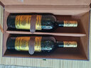 致绪红酒包装盒酒具葡萄酒礼盒皮箱子双支手提皮质装酒箱高档通用 凤尾纹双支（带酒具） 实拍图
