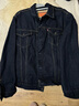 Levi's李维斯情侣同款美式经典复古休闲时尚潮牌修身牛仔夹克外套 墨蓝色 L 实拍图