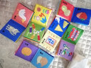 小手掌早教布书礼盒（套装全6册）农场动物、交通工具、认识蔬菜、水果、形状、数字） 实拍图