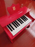 俏娃宝贝（QIAO WA BAO BEI）木质儿童小钢琴玩具女孩电子琴1一3周岁礼物宝宝早教乐器2生日5两 推荐：红烤漆钢琴+灯光架子鼓 实拍图