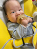 澳贝（auby）婴儿牙胶小蘑菇安抚硅胶磨牙宝宝防吃手玩具咬咬乐牙咬胶摇铃 【雀茶色】小蘑菇牙胶 实拍图