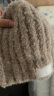 骆驼（CAMEL）羊毛纱针织帽女护耳保暖毛线冷帽显脸小情侣针织帽男 133CP15060 晒单实拍图
