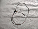 CABLE CREATION一绳车载AUX音频线3.5mm公对母耳机延长线带麦克风立体声手机平板电脑DVD接耳机音响箱加长连接线 黑色弯头+四阶 0.9米 实拍图