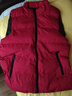 【清仓捡漏】马甲男士休闲百搭加厚秋冬防寒保暖坎肩加棉背心 酒红色 L 建议100-120斤 实拍图