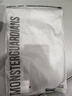 Monster Guardians健身服男秋半开襟拉链运动服修身弹力透气双色长袖健身训练服 White  雪峰白 L 实拍图