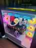 美商海盗船 (USCORSAIR) 5000X RGB 极地白 钢化玻璃 中塔机箱 智能控制 炫彩风扇 超大空间 实拍图