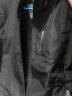 探拓（TECTOP）户外冲锋衣男内里加绒保暖透气外套秋冬季休闲夹克 男款黑色 S 实拍图