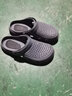 温突原装进口越南天然乳胶橡胶凉鞋透气沙滩凉拖男士外穿包头洞洞鞋夏 2303灰/黑 42 实拍图