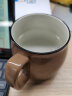 贝瑟斯 咖啡杯套装 陶瓷杯子 马克杯带盖带勺创意陶瓷杯带盖带勺牛奶杯早餐杯办公室水杯子喝水杯 可定制 实拍图