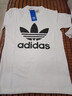 阿迪达斯 （adidas）三叶草短袖女t恤2025夏季新款LOGO印花宽松休闲运动透气半袖T恤 GN2896/三叶草/经典款-尺码偏大 XS 实拍图