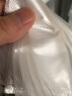 木木呷 白色塑料袋打包方便袋大小号装手提式一次性透明袋子卖菜袋子 24*36CM 50个 实拍图
