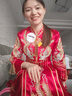 泰勒马丁（TAILEMARTIN） 丝绒秀禾服新娘2025新款中式婚服结婚礼服古装敬酒服小个子可穿 双凤戏珠双袖 S 实拍图
