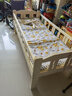 皓冰儿童拼接床婴儿床实木加宽男孩女孩延边带护栏小孩单人床 加厚 四面侧梯+椰棕床垫 180*80*40实木床（可定尺寸） 实拍图