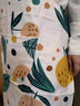 嘉柔美围裙工作服家用厨房防水防油防污纯棉夏季透气耐磨时尚男女通用款 纯棉【爱情叶】 实拍图