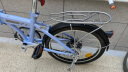 永久（FOREVER）折叠自行车成人男女学生变速20英寸城市代步单车 佳驰E级丁香蓝 实拍图