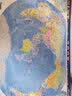 新版中国地图·中国地形图+世界地图·世界地形图 中学小学生地理学习 课桌专用 加厚环保塑料材质（桌面阅读 鼠标垫 桌垫三合一）41*28厘米 实拍图