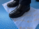 强人冬季棉鞋3515羊毛保暖三接头皮鞋头层牛皮商务男鞋 JDS16C 黑 41 实拍图