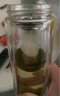 希诺（heenoor）双层玻璃杯大容量保温杯男士车载商务滤网送礼泡茶杯茶水分离杯 410ml【B款商家直发】9607 实拍图