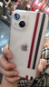 ESCASE 苹果13/13mini镜头钢化膜iPhone13/13mini通用金属后置摄像头分体蓝宝石高清耐磨鹰眼星光银 实拍图