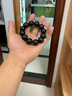 祥祯福珠宝（XIANGZHENFU JEWELRY）玉手链男款A货翡翠墨翠佛珠手串玉石 17-18mm 12颗 实拍图