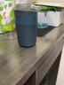 JOSEPH JOSEPH现代风简约露营防烫塑料带盖喝水便携旅行随行水杯咖啡杯 340ml 蓝色 81124 实拍图