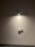 玛兰名灯（MERLONG） 壁灯床头卧室阳台酒店工程创意简约现代阅读旋转墙壁射灯壁灯 白色（6瓦-暖光）无开关 实拍图