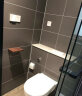 朗浩北欧卫生间瓷砖厨房防滑地板砖浴室厕所墙砖洗手间磁砖仿古砖 8014哑光深灰（300x300） 实拍图