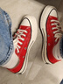 匡威（Converse）官方 1970S男女低帮休闲运动鞋帆布鞋红色164949C 164949C/搪瓷红 37.5 实拍图