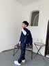罗蒙儿童西装套装帅气男童花童主持人礼服男孩钢琴演出服 藏青色 170 实拍图