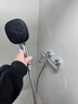 高仪（GROHE）进口恒温淋浴花洒套装 110方形手持 家用三式出水带滑杆 恒温有下水|黑色手持 实拍图