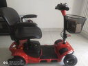 英洛华（innuovo）老人老年人四轮代步车电动车轻便出行旅游折叠双人车可进出电梯 W3481丨20AH铅+跑60里 实拍图