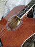 雅萨特奥（YASATEAO)单板民谣41寸吉他初学者木吉他学生新手入门练习亮光吉他六弦乐器 41寸【镶边】复古+大礼包 实拍图