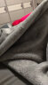 京东京造经典法兰绒毯 1350g空调毯加厚双面沙发午睡盖毯 高级灰180x200cm 晒单实拍图