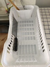 放碗架沥水架沥碗架晾碗柜厨房用品用具置物架餐具滴水塑料 正面沥水碗架白色 实拍图