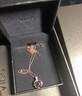 VIGG爱的记忆100种语言我爱你投影项链七夕圣诞节礼物生日送女友老婆 爱的记忆项链【玫/京仓直发】 实拍图