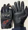 Alpinestars A星摩托车手套春秋夏季网眼透气机车骑士骑行手套SMX-1 V2 黑红荧光色(亚洲版) L 实拍图