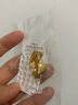 明牌珠宝 黄18K金彩金简约马赛克耳钉耳饰CSH0314定价 18K金耳饰 约1.76-1.96克 实拍图