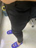 佐优品坠感小西裤男九分裤子韩版潮流修身小脚休闲长裤秋冬季直筒西装裤 (1件)黑色(长裤) 38 建议180-190斤内 实拍图