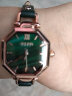 聚利时Julius手表女复古小方盘菱形气质时尚潮流小绿表学生女士手表绿色JA-1289B 实拍图