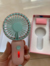 Umetouch遮阳晴雨礼品伞风扇雨伞礼盒套装企业工会公司LOGO女神节团购定制 （太阳伞+风扇）仲夏粉套装 实拍图
