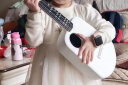 音乐密码Populele2智能尤克里里成人儿童小吉他初学者碳纤维M1白色 实拍图