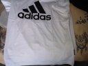 阿迪达斯 （adidas）短袖男女款官方 新款运动服宽松圆领舒适透气休闲舒适T恤 时尚黑/小logo【夏日主推】 2XL 实拍图