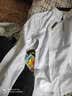 啄木鸟短袖t恤男夏季V领polo男士修身纯色半袖体恤衫夏装衣服 T130白色 XL 实拍图