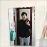 NASALIKE春秋季牛仔夹克外套男复古港风宽松长袖衬衣韩版潮流痞帅工装外套 【关注店铺优先发货】8015 黑色 XL 实拍图