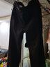 罗蒙（ROMON）抗皱休闲裤男士高弹力西装裤夏季薄款免烫冰丝裤商务中青年裤子男 黑色【单条装】 30 (110-120斤) 实拍图