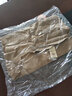 无印良品 MUJI 女式 法国亚麻水洗 立领连衣裙 BCL05C0S 深咖啡棕色 M 实拍图