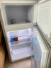 双鹿102升 迷你冰箱 双门小冰箱 两门家用小型电冰箱 双门冷藏冷冻节能 宿舍租房 实拍图