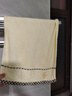 洁丽雅（Grace）纯棉提花千鸟格加厚吸水大毛巾礼盒三条装108g/条74*34 实拍图