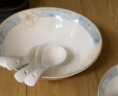 京东京造无忧熊猫系釉下彩家用米饭碗汤碗沙拉碗甜品碗陶瓷餐具4个装 实拍图